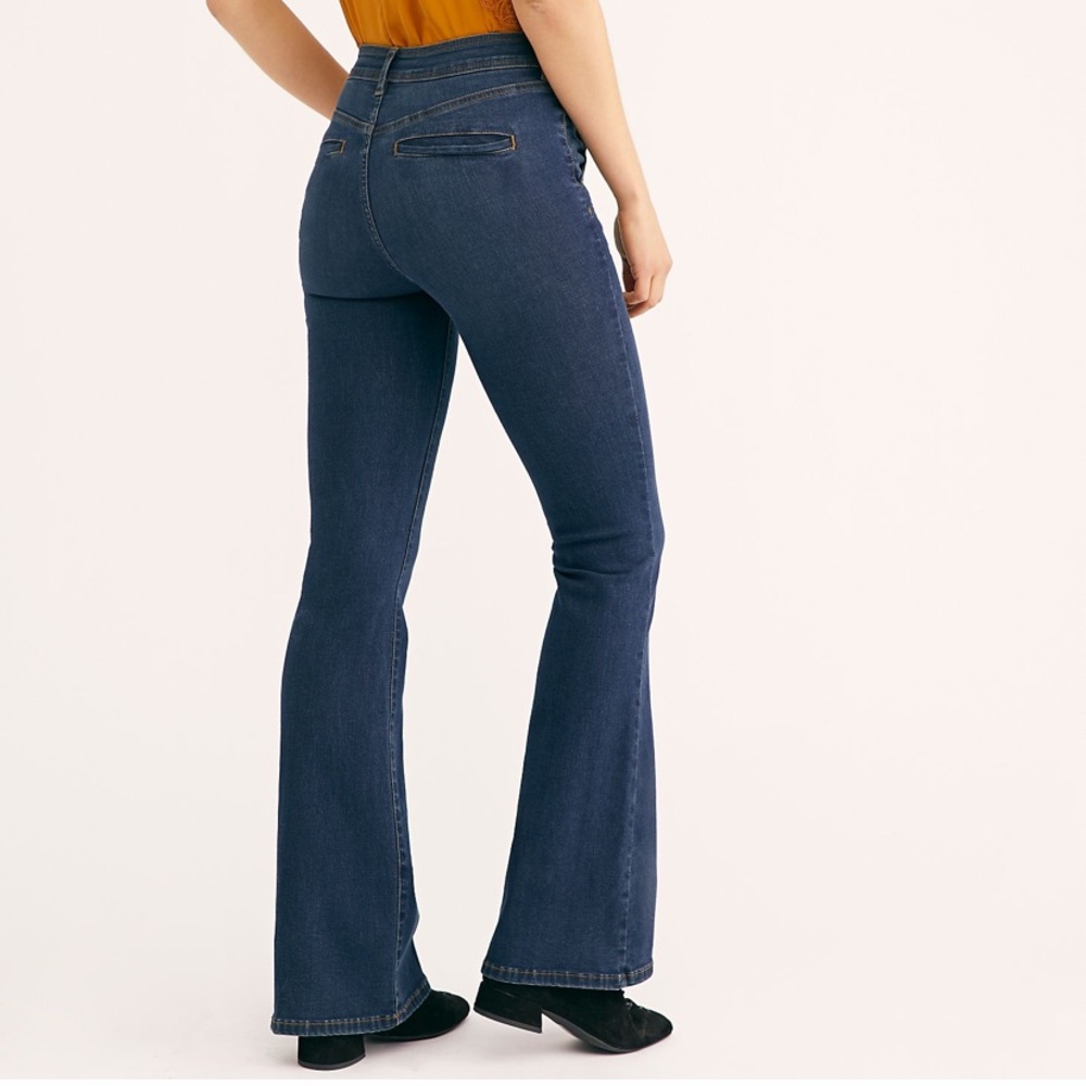 Free People Fit and Flare jeans